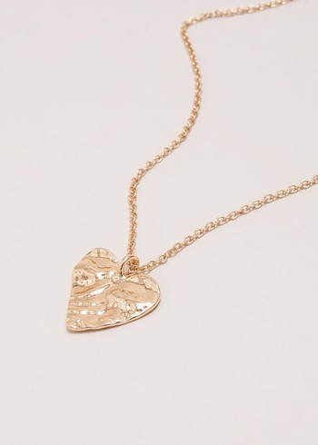 Phase Eight Gold Heart Jewellery Gold Australia | FN1634780